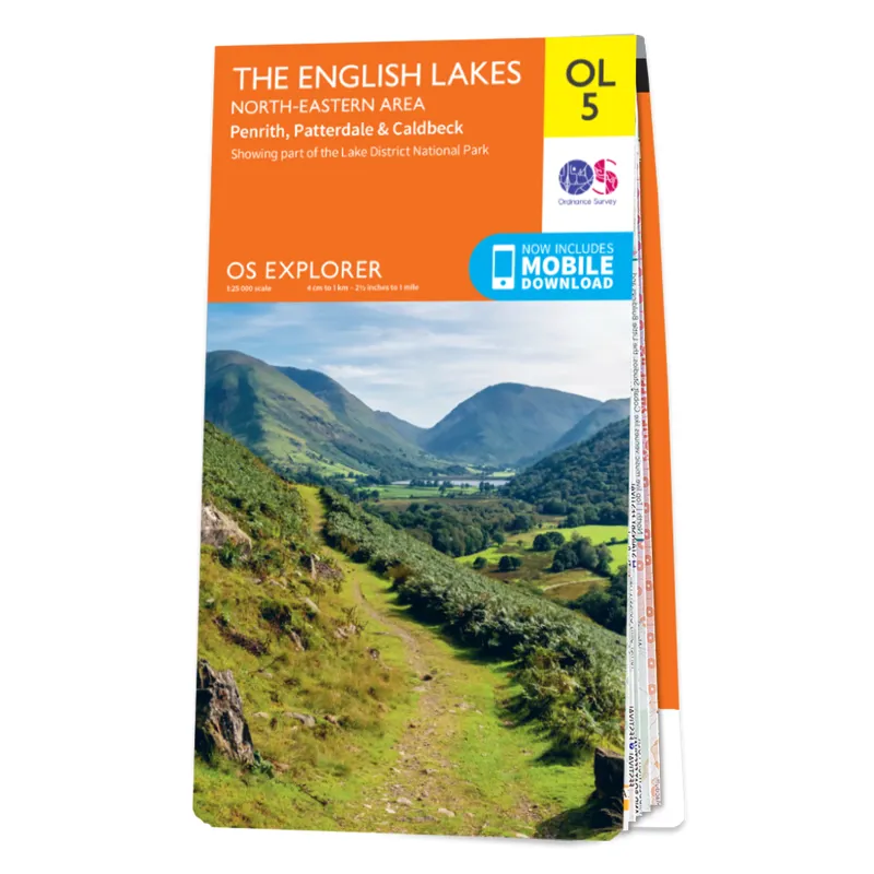 OS Explorer Map OL5 - Lake District North East